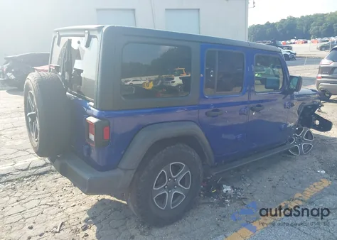 2020 Jeep Wrangler Unlimited Sport S 4X4 from USA, damaged, VIN 1C4HJXDG0LW109947